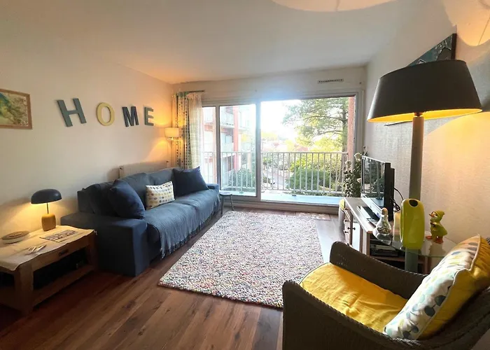 Centre - T2 Confortable Avec Balcon Et Parking Prive - Fr-1-420-156 * Arcachon